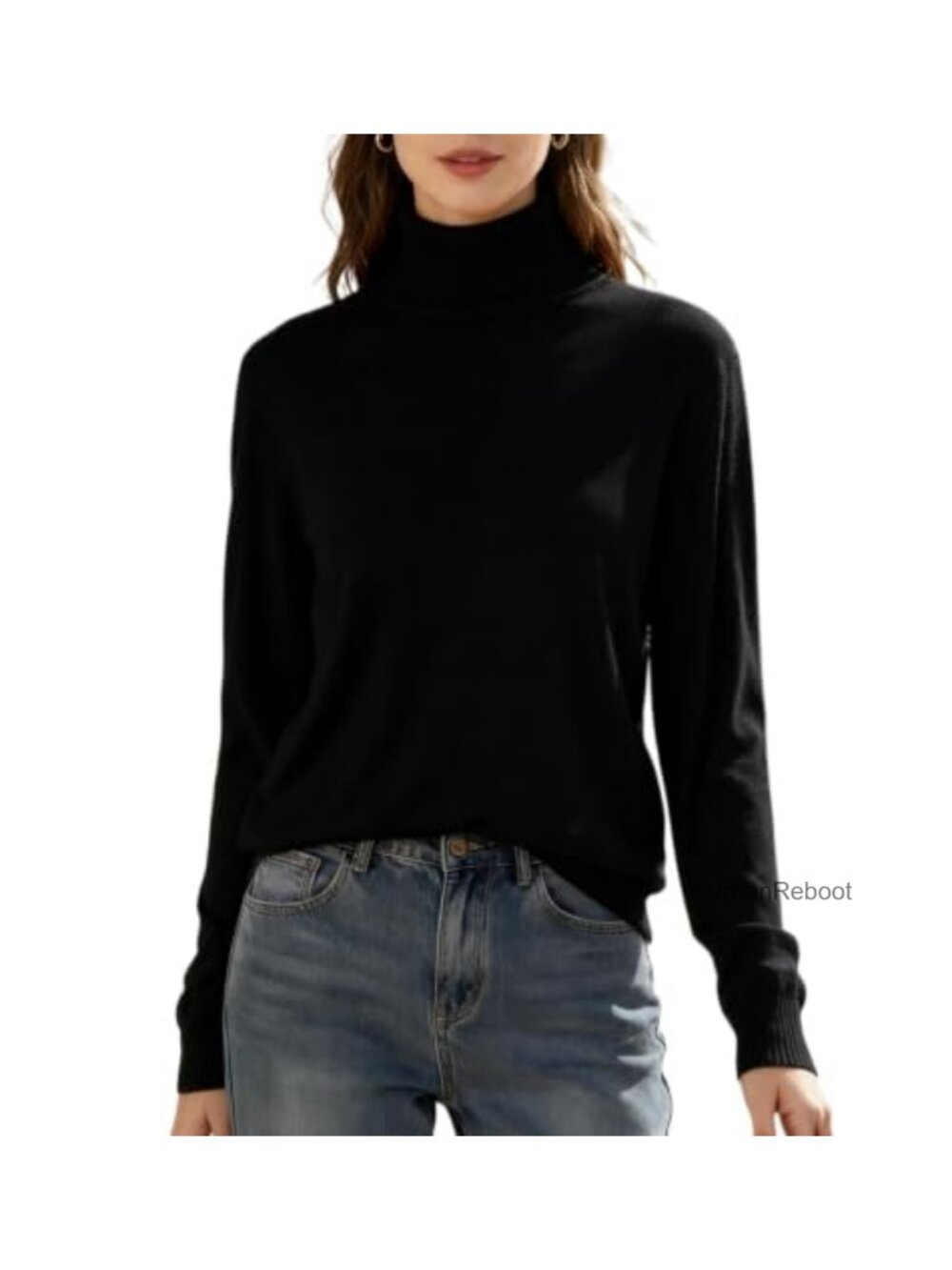 Turtleneck Long Sleeve Pullover Sweater
